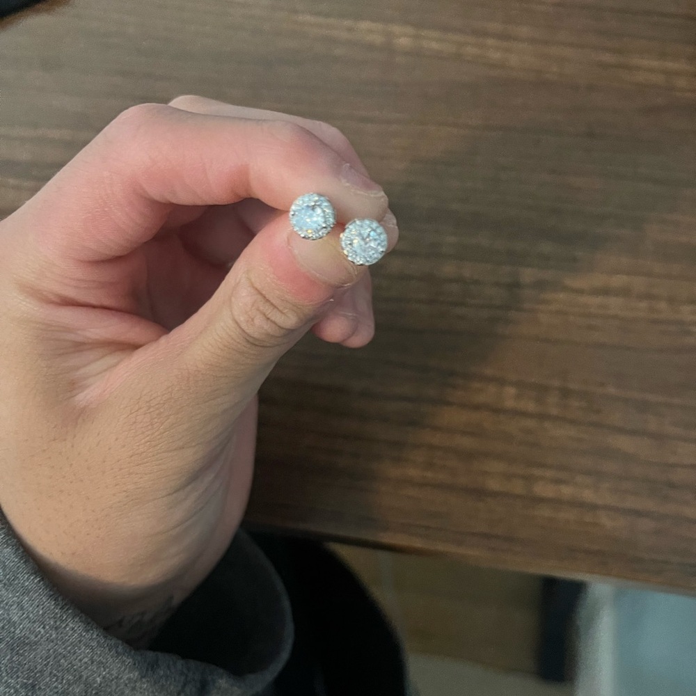Elegant Silver Stud Earrings